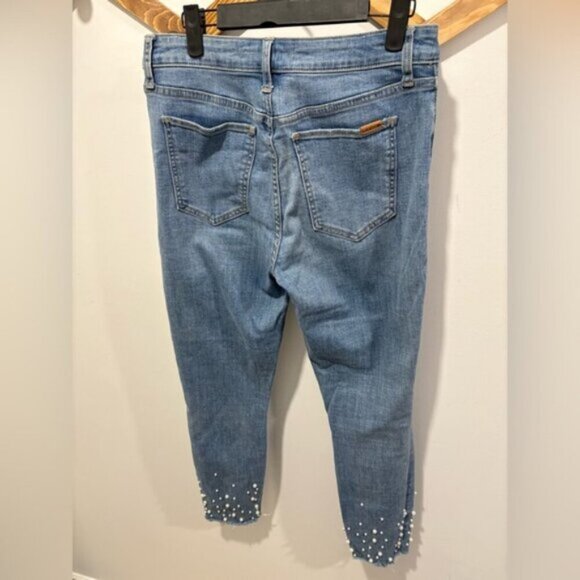 Joe's Jeans The Charlie Pearl Skinny Fit Ankle Jeans - Picture 4 of 10